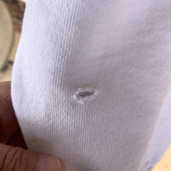 Kansas City Chief Mock Neck Sweatshirt 1995 White Size Y2K 2X - Picture 3 of 10